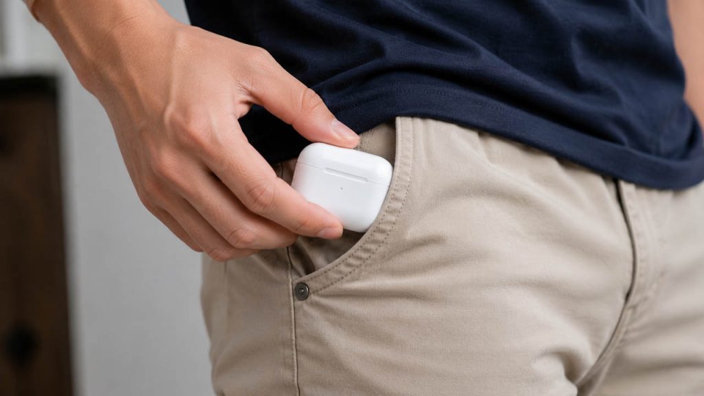 Không để tai nghe Bluetooth trong túi quần