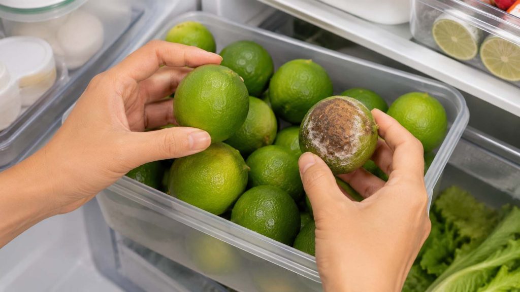 Kiểm tra chanh định kỳ để loại bỏ quả hư