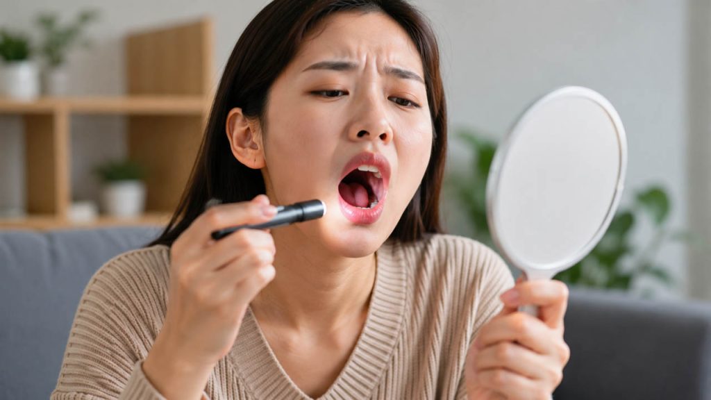 Kiểm tra cổ họng khi bị mắc xương cá