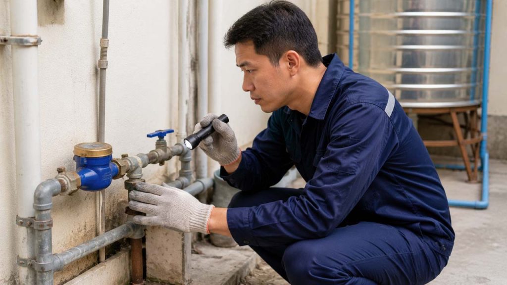 Kiểm tra hệ thống cấp nước khi nước máy có mùi clo quá nồng