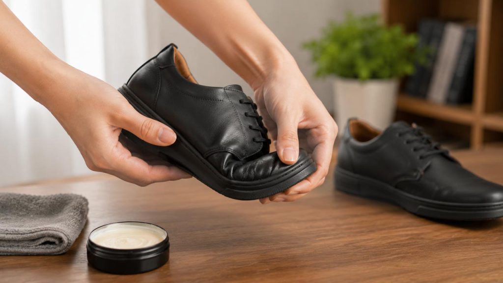 Làm mềm giày trước khi sử dụng để tránh đau chân