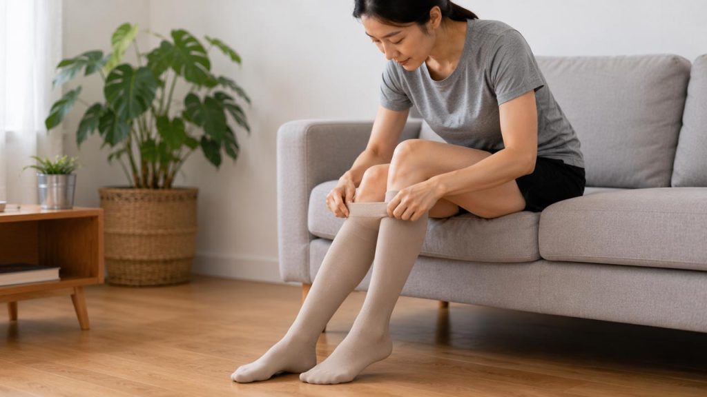 Mang vớ áp lực giúp hỗ trợ lưu thông máu ở chân