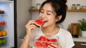 Mẹo bảo quản dưa hấu đã cắt giúp giữ tươi ngon lâu hơn