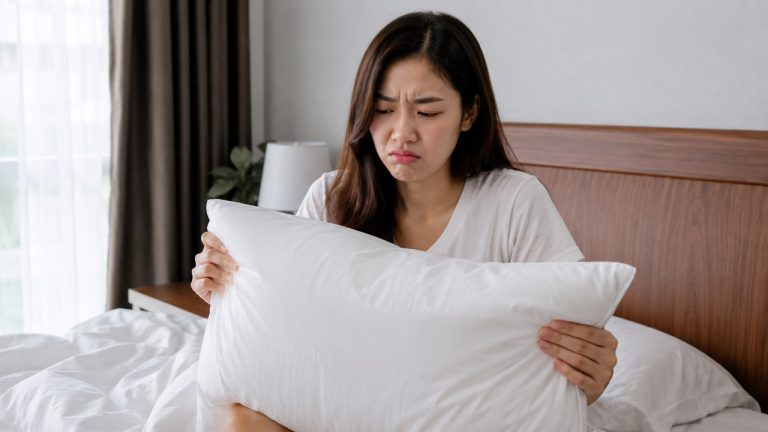 Mẹo giữ gối ngủ không bị xẹp