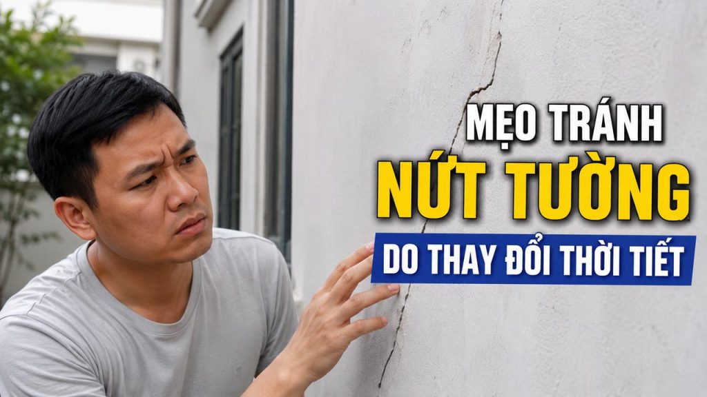 Mẹo tránh nứt tường do thay đổi thời tiết – 10 cách giúp tường nhà bền đẹp lâu dài