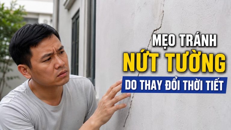 Mẹo tránh nứt tường do thay đổi thời tiết