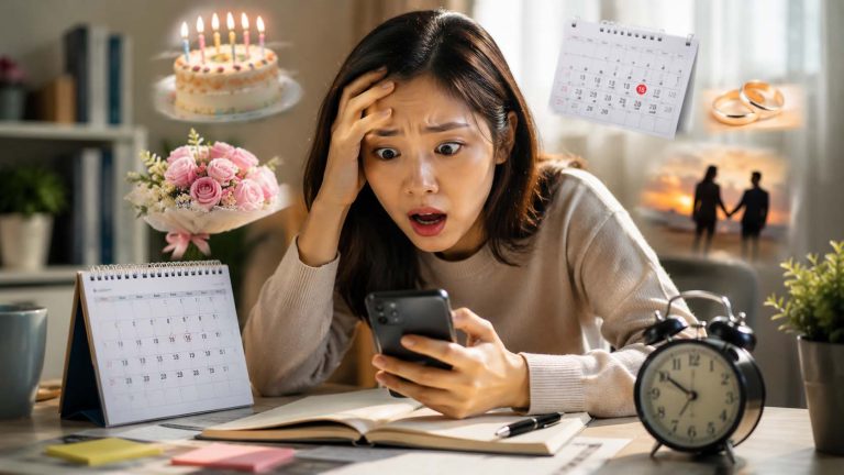 Mẹo tránh quên ngày quan trọng bằng cách sử dụng lịch và lời nhắc trên điện thoại