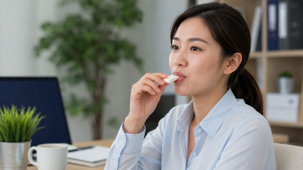 Nhai kẹo cao su không đường giúp hơi thở thơm hơn
