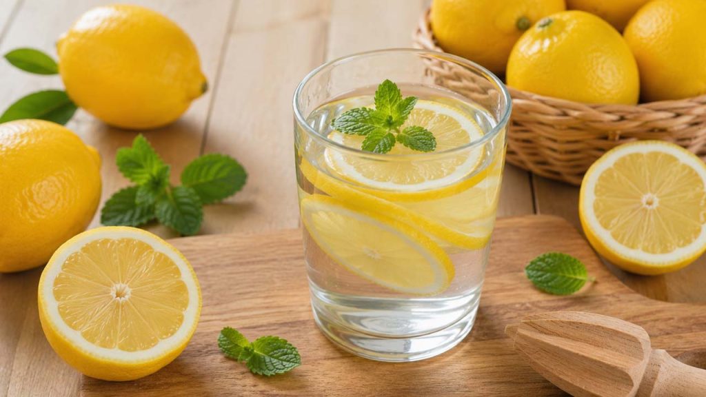 Nước chanh hỗ trợ giảm cảm giác cay miệng