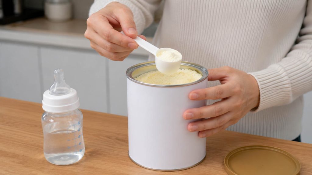 Luôn sử dụng muỗng đi kèm của nhà sản xuất