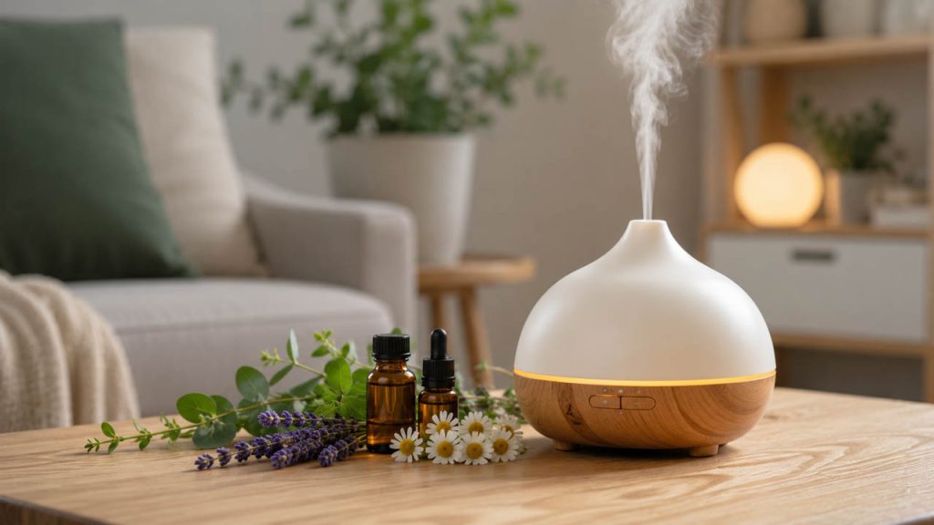 Máy khuếch tán tinh dầu giúp khử mùi thuốc lá trong phòng