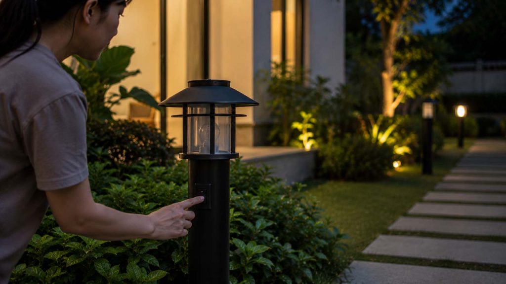 Tắt đèn khi không cần thiết để hạn chế côn trùng