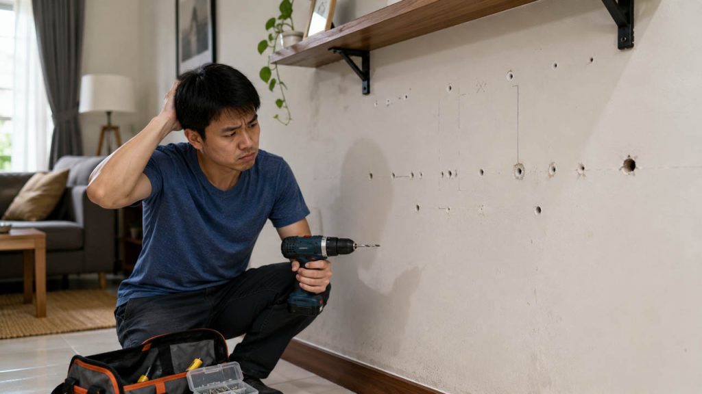 Tránh khoan đục tường quá nhiều