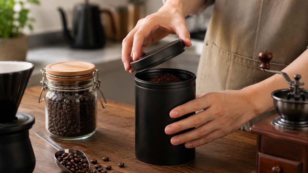Hạn chế mở hộp cà phê quá nhiều lần để tránh bay mùi
