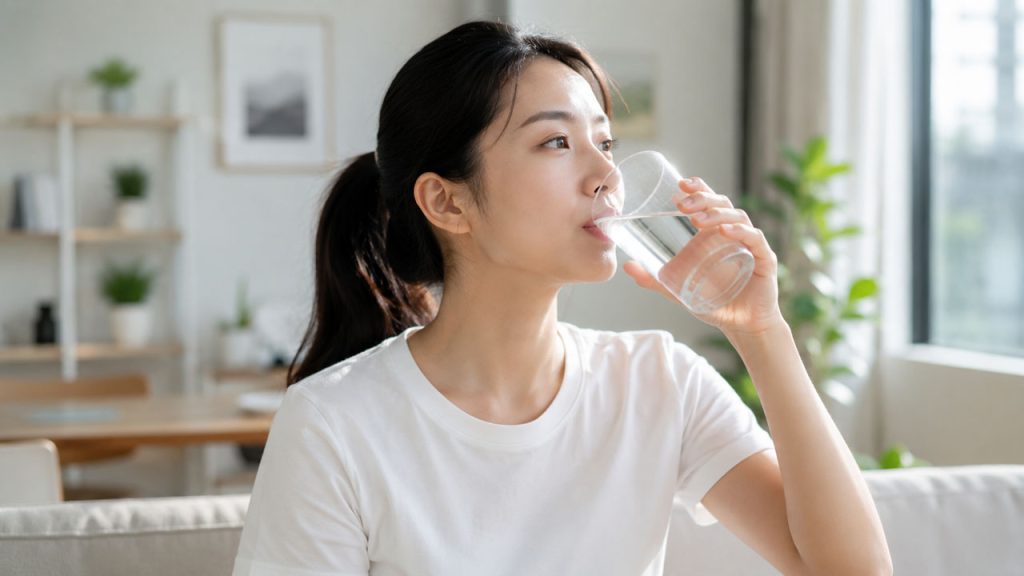 Uống đủ nước mỗi ngày giúp giảm nghẹt mũi