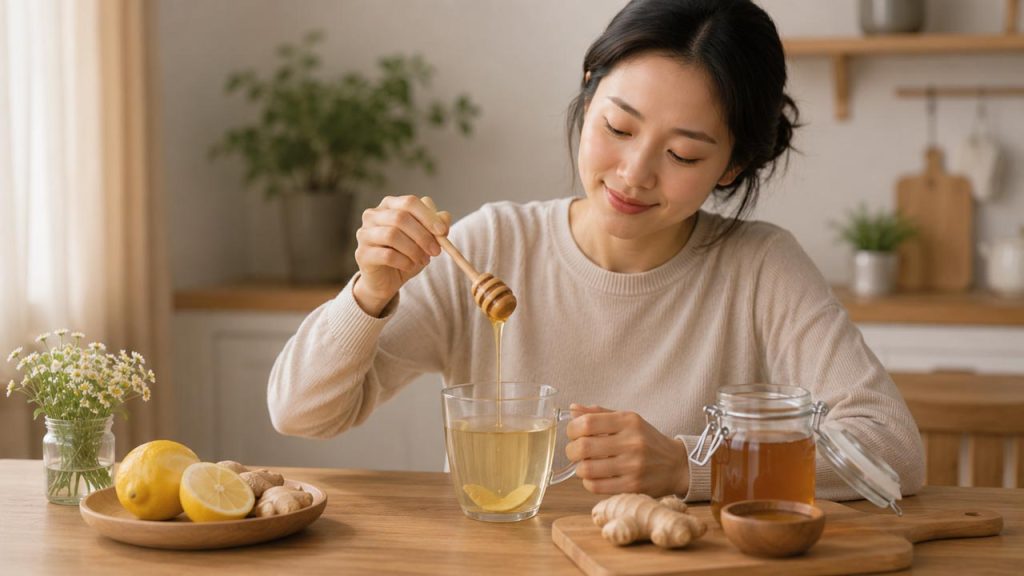Uống mật ong đúng cách giúp làm dịu cổ họng
