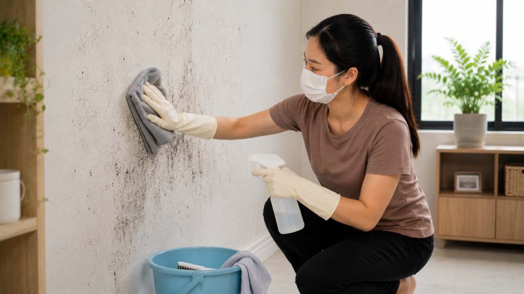 Vệ sinh định kỳ để ngăn nấm mốc quay lại