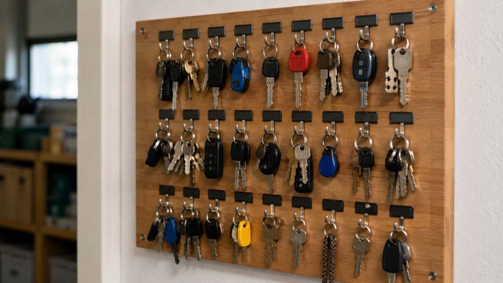 Làm bảng quản lý chìa khóa khi có quá nhiều ổ khóa