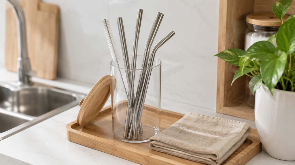 Bảo quản ống hút inox ở nơi sạch sẽ