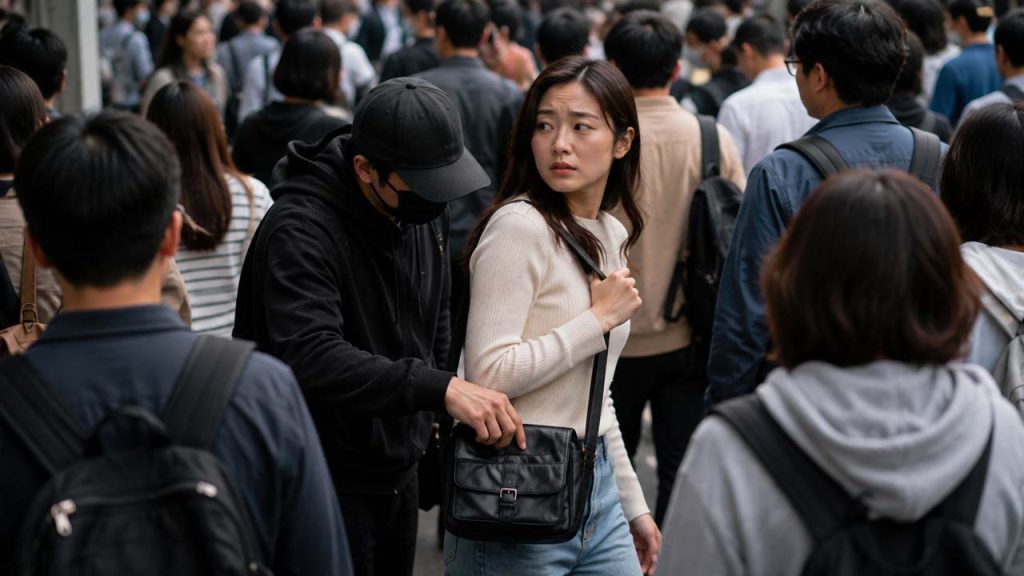 Bảo vệ điện thoại ở nơi đông người