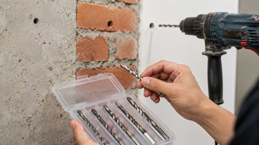Chọn đúng mũi khoan phù hợp với từng loại tường