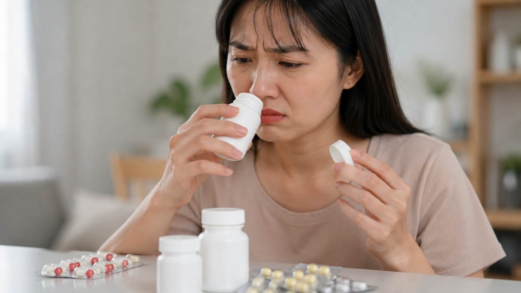 Chú ý mùi bất thường của thuốc