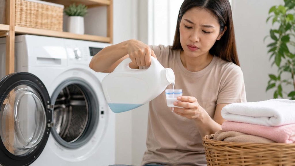 Giảm lượng nước giặt khi giặt khăn tắm