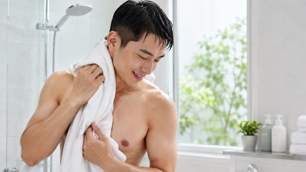 Giữ cơ thể sạch sẽ và khô thoáng khi thường xuyên đổ mồ hôi