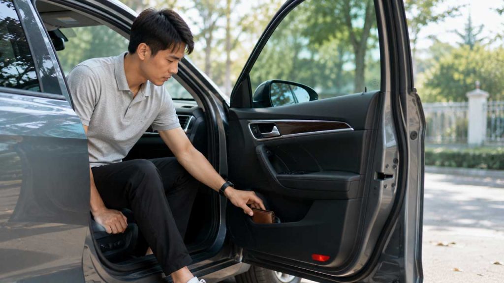 Hạn chế mở cửa xe quá lâu để bụi không bay vào
