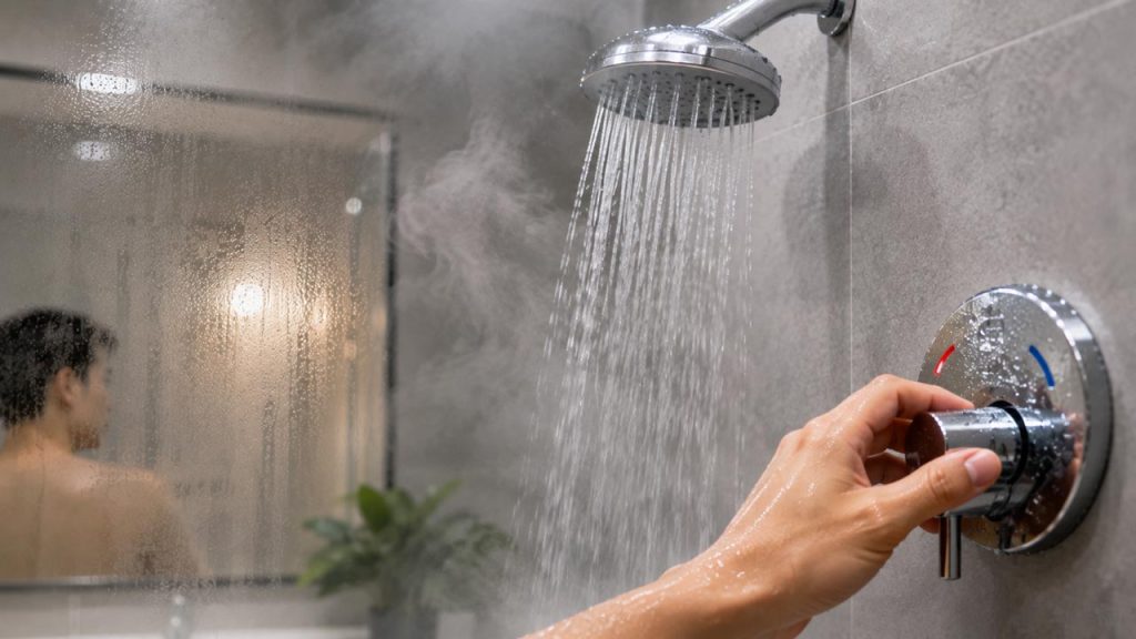 Hạn chế nhiệt độ nước quá nóng khi tắm