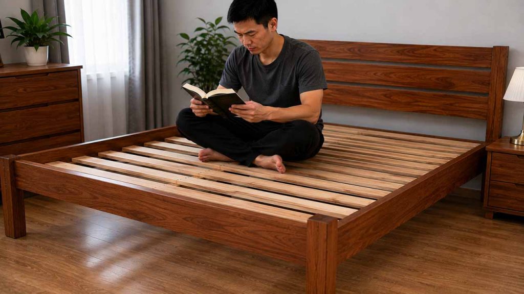 Phân bổ trọng lượng hợp lý khi sử dụng giường gỗ