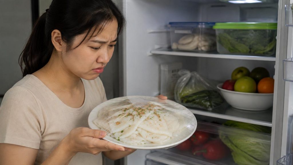 Bánh ướt không nên để trong tủ lạnh quá lâu vì dễ bị cứng