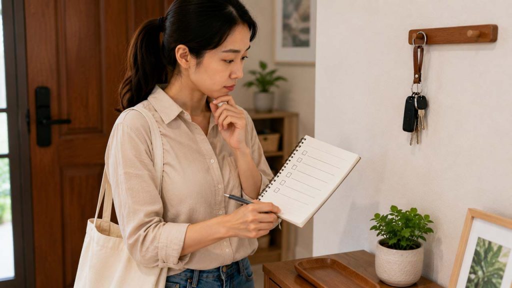 Kiểm tra lại thói quen khi thường xuyên quên chìa khóa