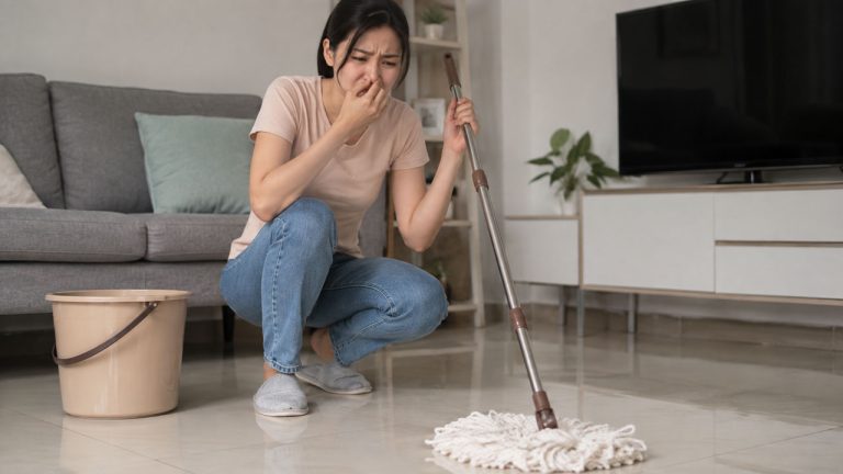 Lau nhà xong vẫn còn mùi tanh? Một người phát hiện sàn nhà vẫn còn mùi tanh sau khi lau nhà xong