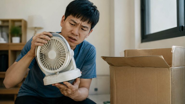 Mẹo bảo quản quạt tích điện khi lâu ngày không dùng