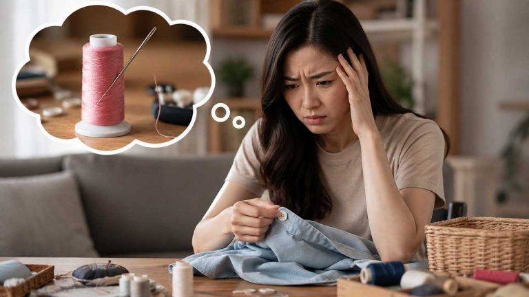 Mẹo cất kim khâu an toàn và dễ tìm