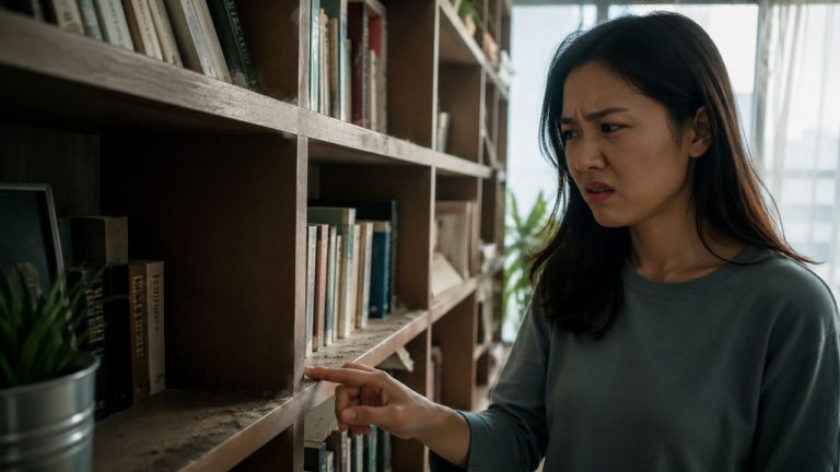 Mẹo chống bụi cho kệ sách mở giúp hạn chế bụi bám trên sách