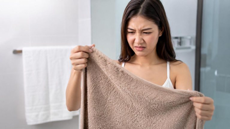 Mẹo giặt khăn tắm bị cứng để mềm trở lại