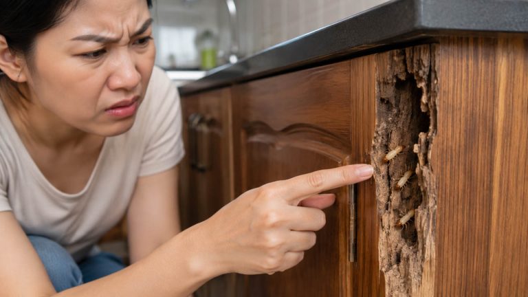 Mẹo giữ tủ bếp gỗ không bị mối mọt hiệu quả