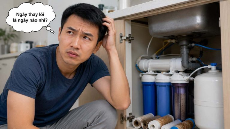 Mẹo tránh quên ngày thay lõi máy lọc nước