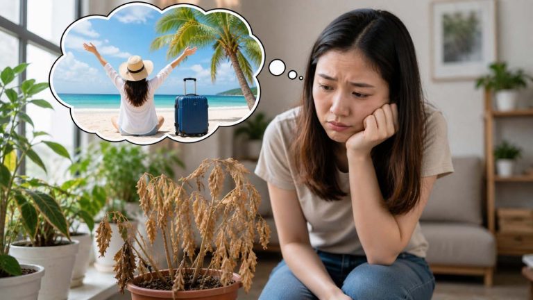 Mẹo tưới cây khi vắng nhà vài ngày