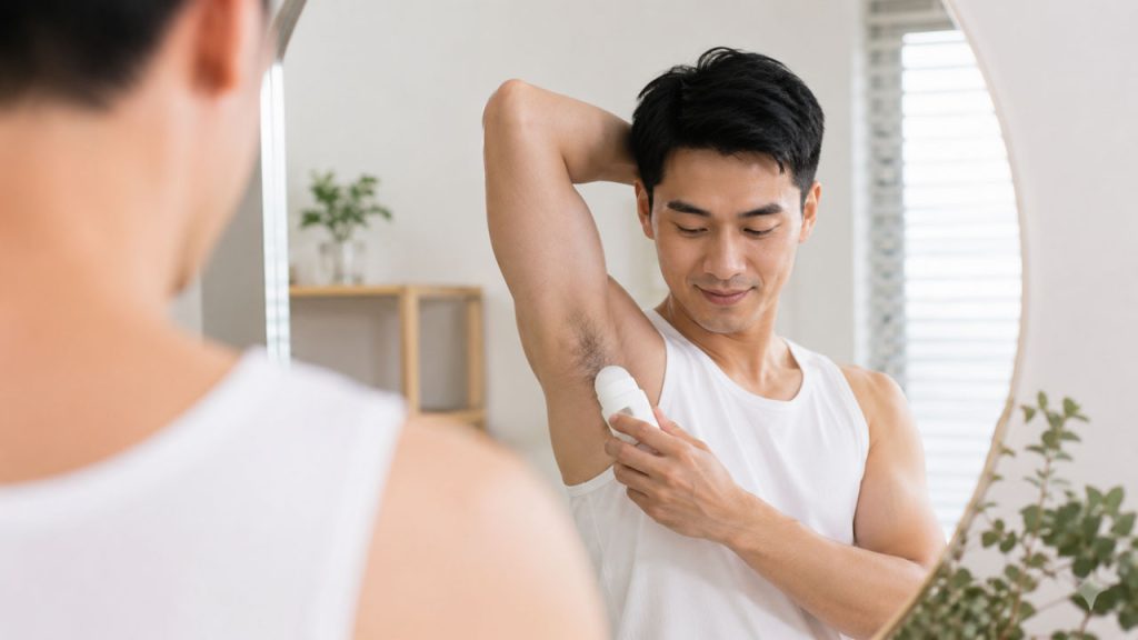Sử dụng sản phẩm chống tiết mồ hôi phù hợp cho vùng nách