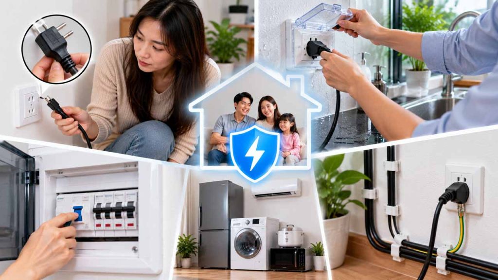 Cách hạn chế tình trạng rò điện trong gia đình