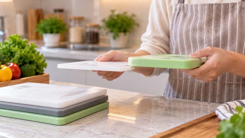 Chọn thớt nhựa có độ dày phù hợp để sử dụng lâu dài