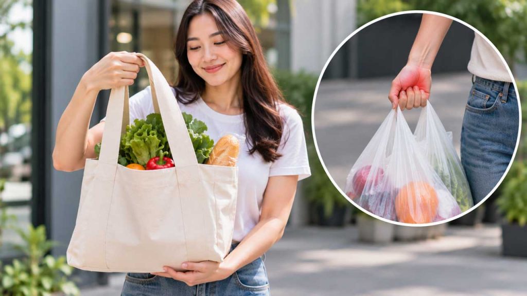 Chọn túi có quai cầm rộng khi xách đồ nặng