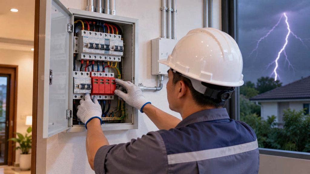 Lắp hệ thống chống sét lan truyền cho toàn nhà