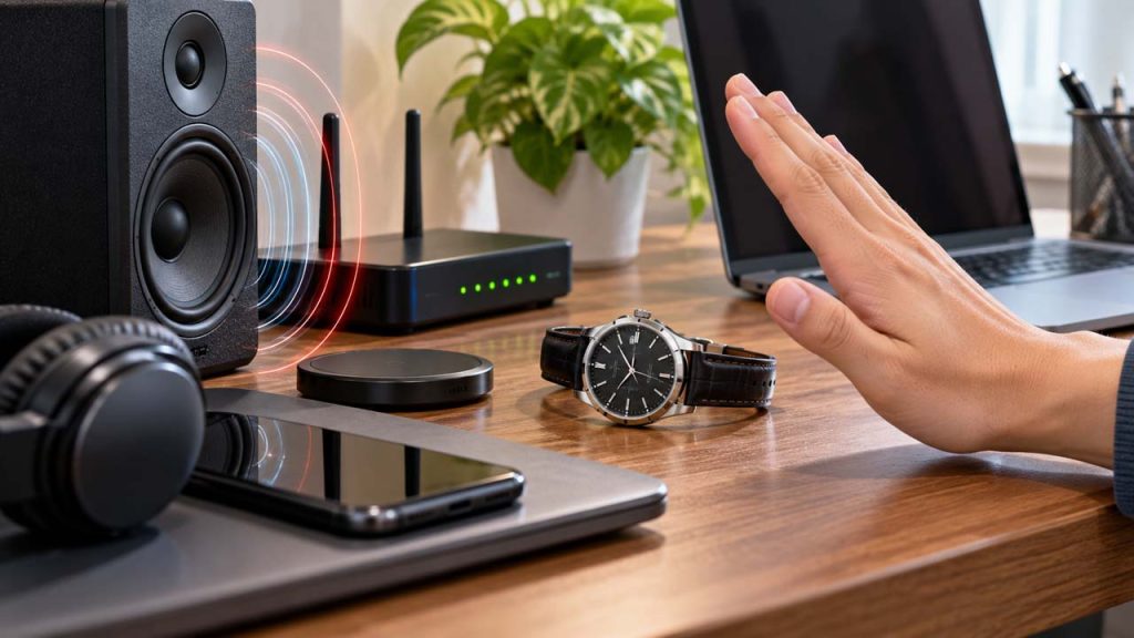 Không đặt đồng hồ gần nguồn từ trường mạnh