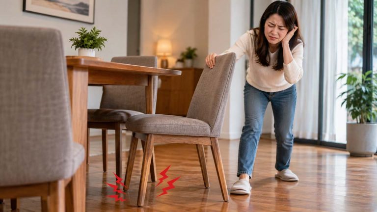 Mẹo giảm tiếng kêu khi kéo ghế trên sàn