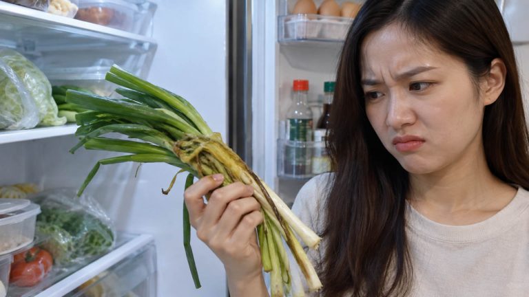 Mẹo giữ hành lá tươi lâu mà không bị úng