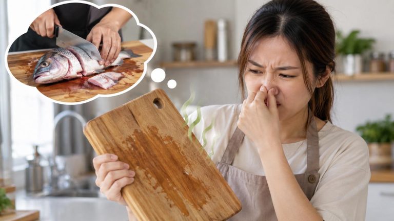 Mẹo khử mùi tanh cá trên thớt sau khi cắt cá